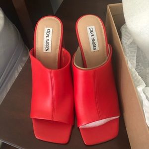 Steve Madden red heels